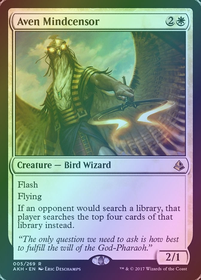 Aven Mindcensor (AKH) (5) / Foil