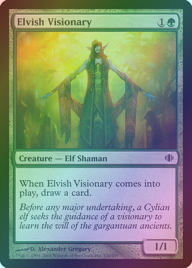 Elvish Visionary (ALA) (130) / Foil