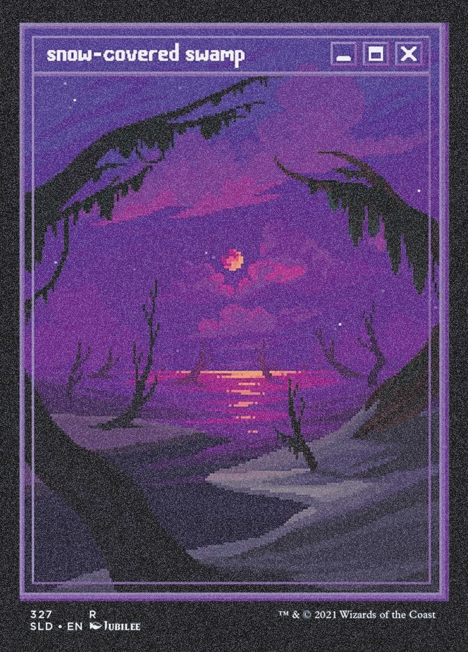 Snow-Covered Swamp (SLD) (327) / Foil Etched