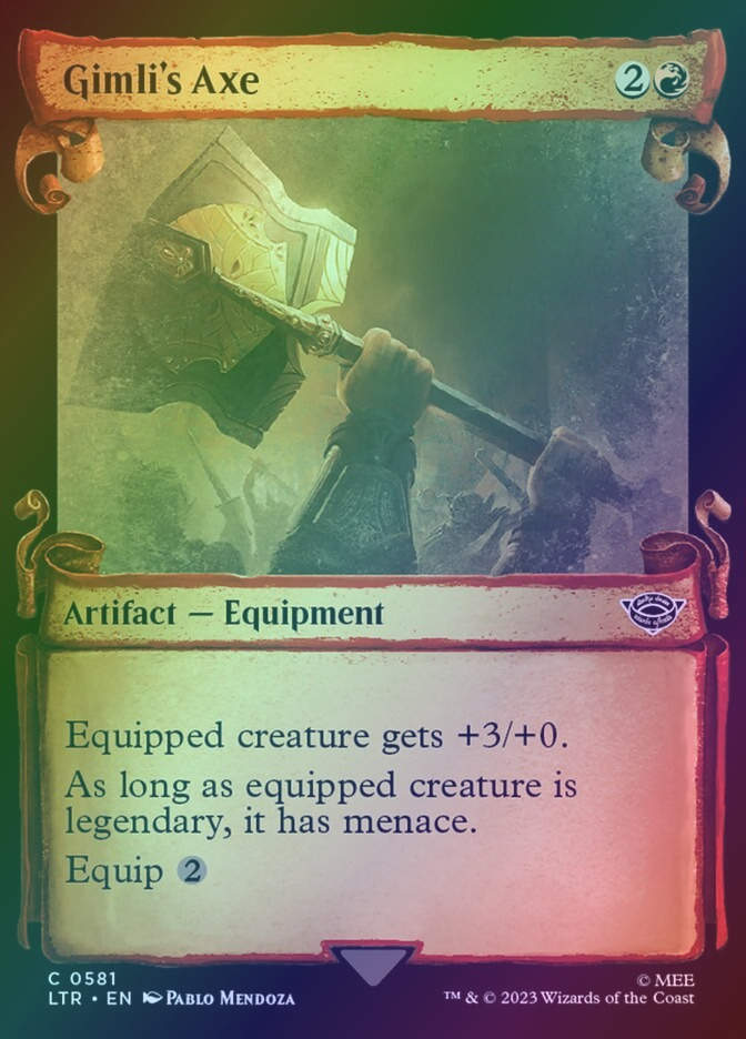 Gimli's Axe (LTR) (581) / Showcase / Foil