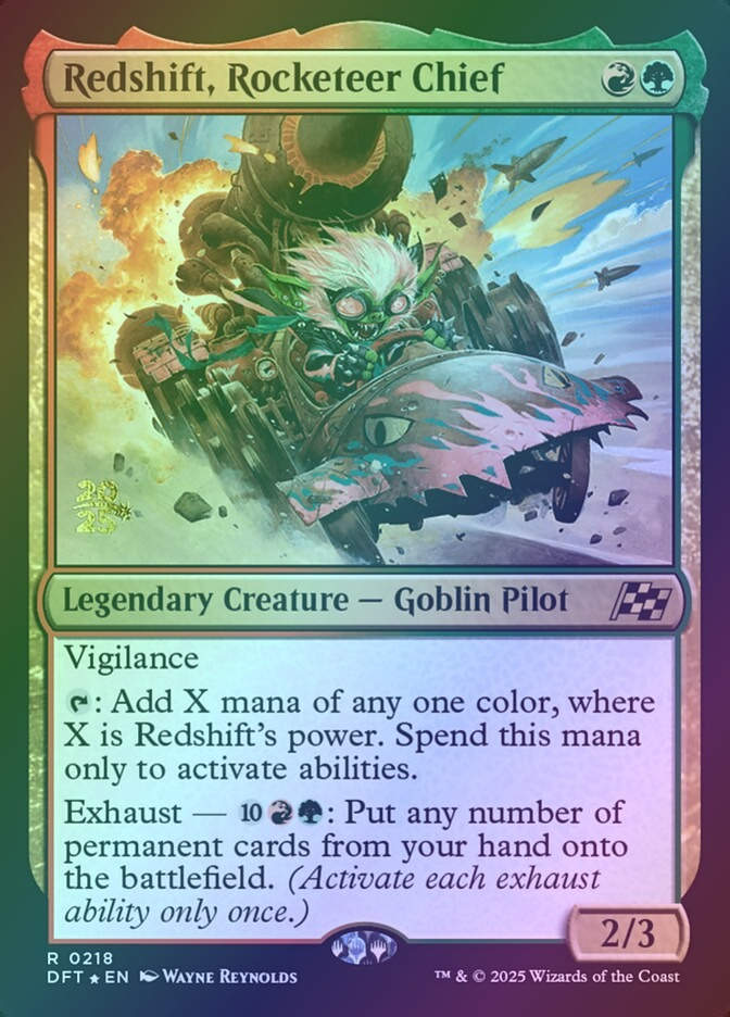 Redshift, Rocketeer Chief (PDFT) (218s) / Foil