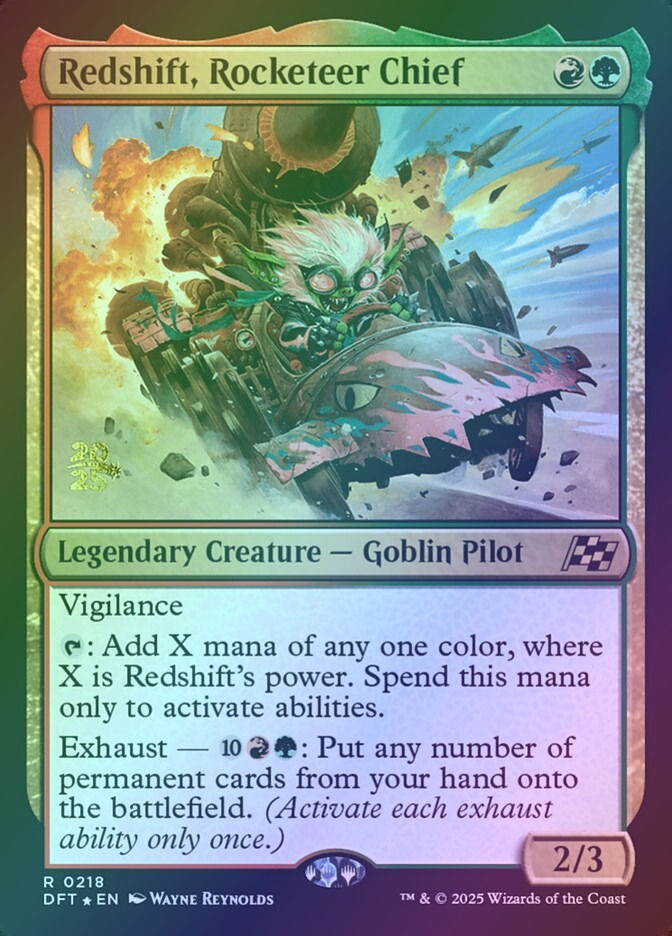 Redshift, Rocketeer Chief (PDFT) (218s) / Foil