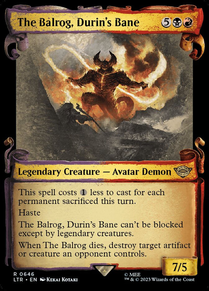 The Balrog, Durin's Bane (LTR) (646) / Showcase