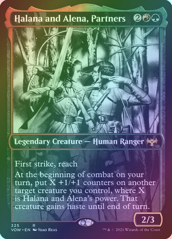 Halana and Alena, Partners (VOW) (325) / Showcase / Foil