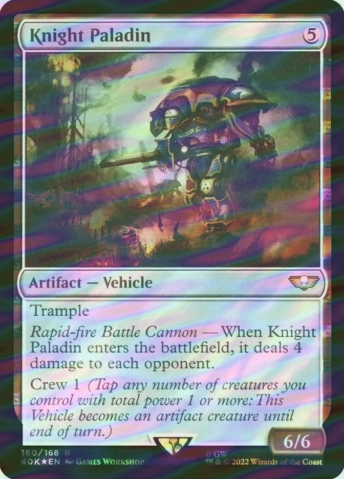 Knight Paladin (40K) (160★) / Surge Foil