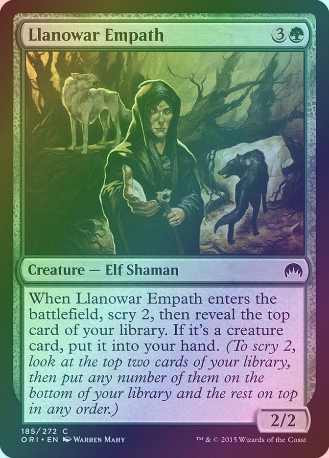 Llanowar Empath (ORI) (185) / Foil