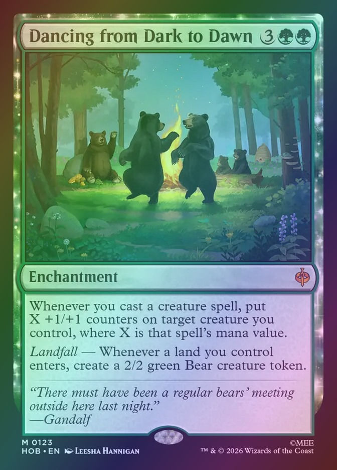 Dancing from Dark to Dawn (HOB) (123) / Foil