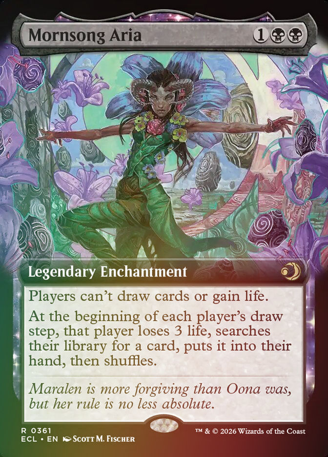 Mornsong Aria (ECL) (361) / Extended Art / Foil
