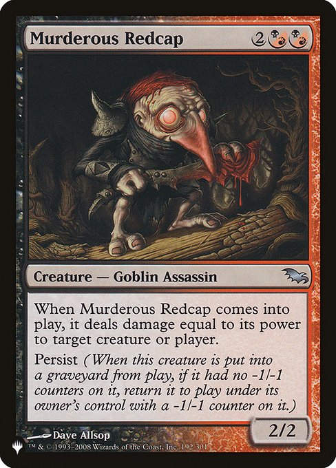 Murderous Redcap (PLST) (SHM-192)