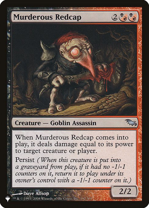 Murderous Redcap (PLST) (SHM-192)