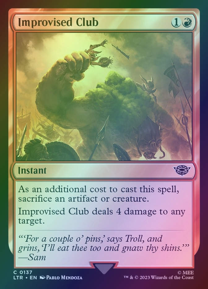 Improvised Club (LTR) (137) / Foil