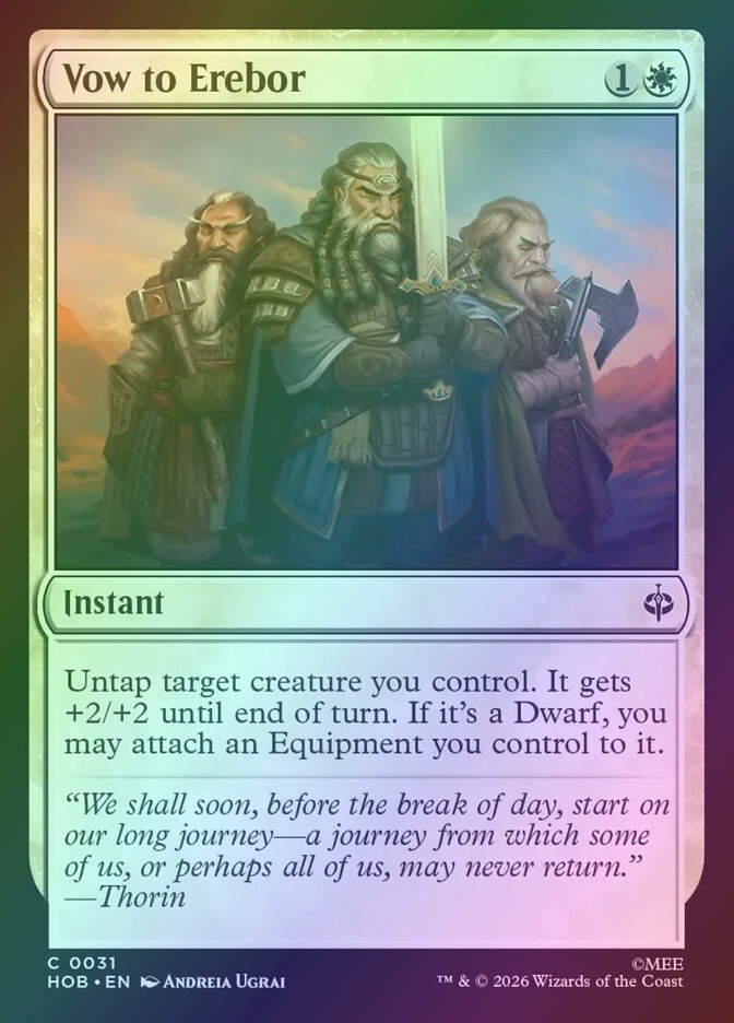 Vow to Erebor (HOB) (31) / Foil