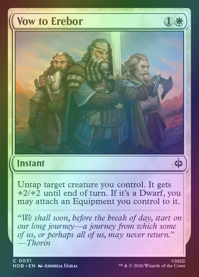 Vow to Erebor (HOB) (31) / Foil