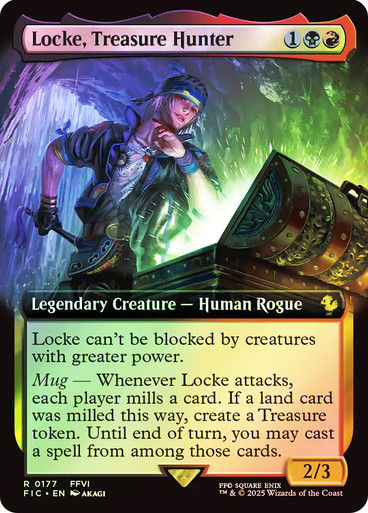 Locke, Treasure Hunter (FIC) (177) / Extended Art / Foil