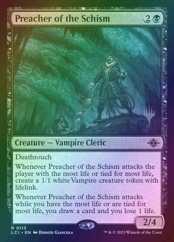 Preacher of the Schism (PLCI) (113p) / Foil