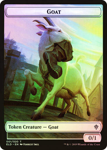 Goat Token // Food Token (#15) (TELD) / Foil