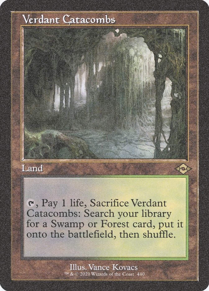 Verdant Catacombs (MH2) (440) / Foil Etched