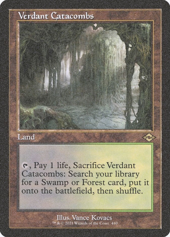 Verdant Catacombs (MH2) (440) / Foil Etched