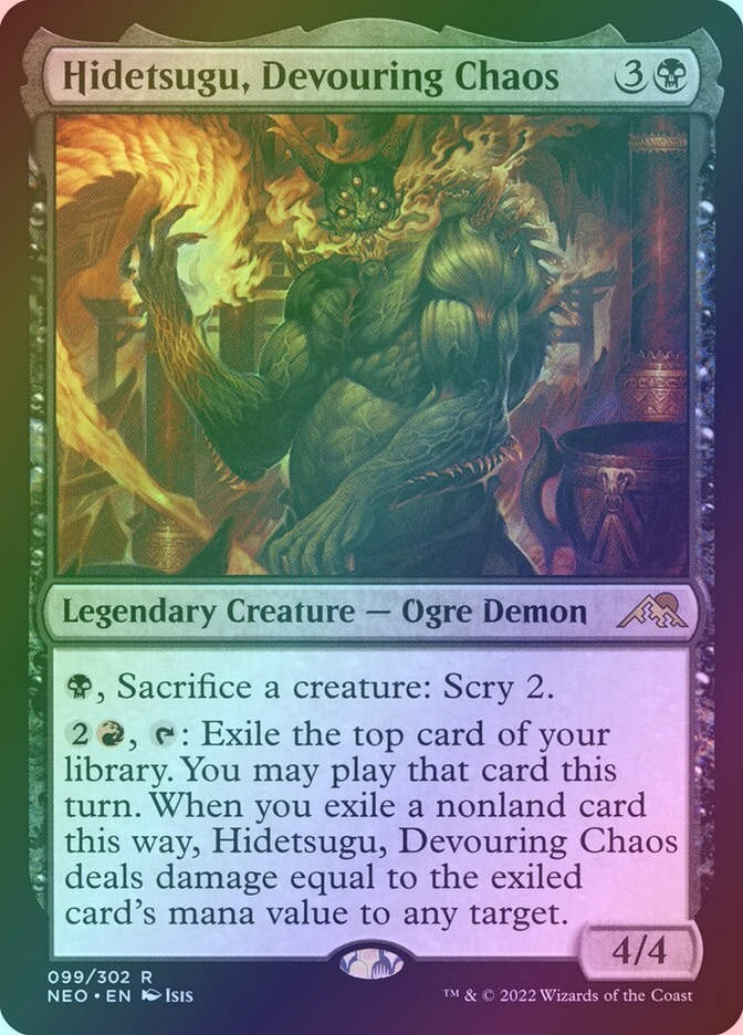 Hidetsugu, Devouring Chaos (NEO) (99) / Foil