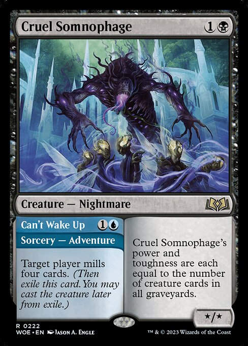 Cruel Somnophage // Can't Wake Up (woe)