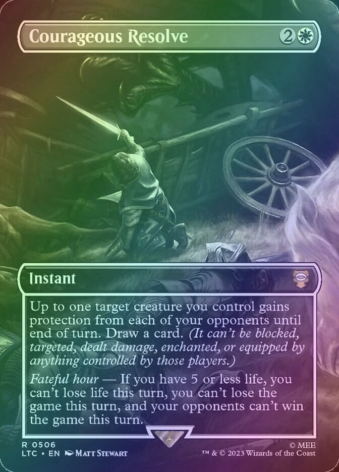 Courageous Resolve (LTC) (506) / Borderless / Foil