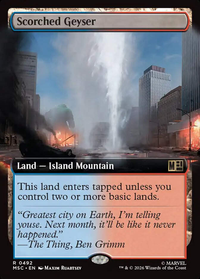 Scorched Geyser (MSC) (492) / Extended Art