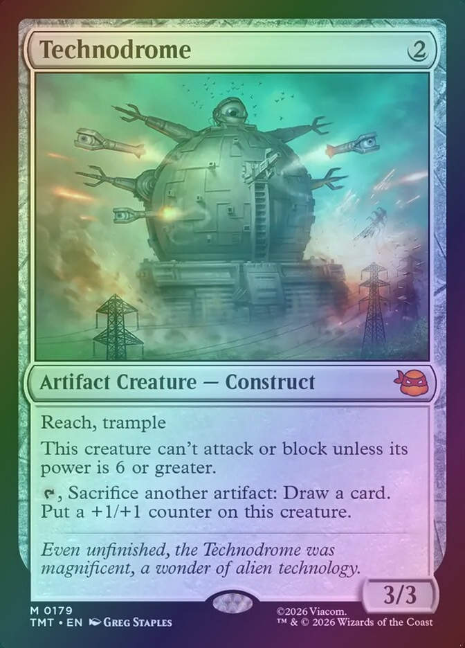 Technodrome (TMT) (179) / Foil