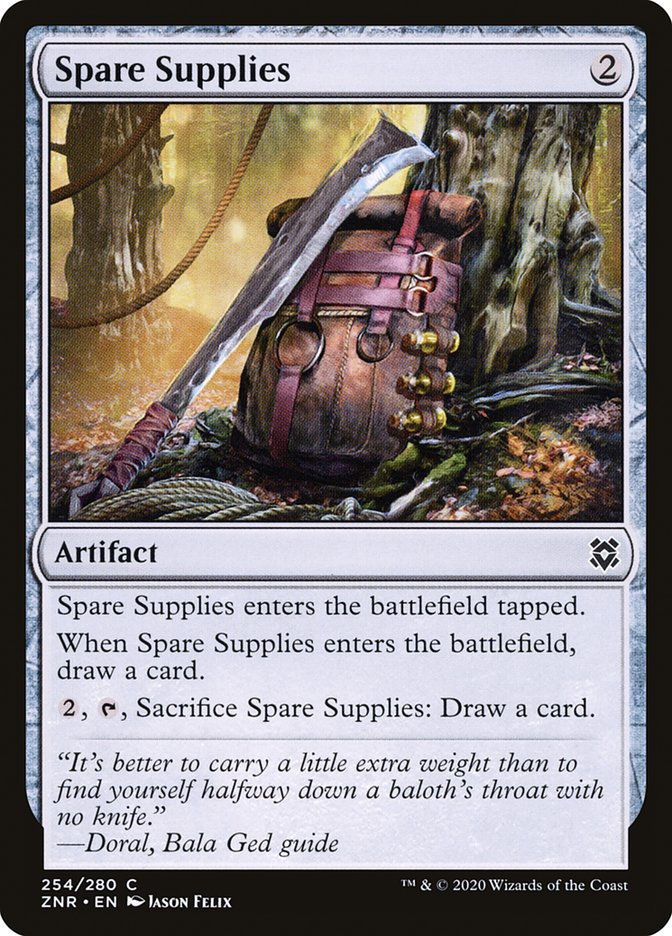 Spare Supplies (ZNR) (254)