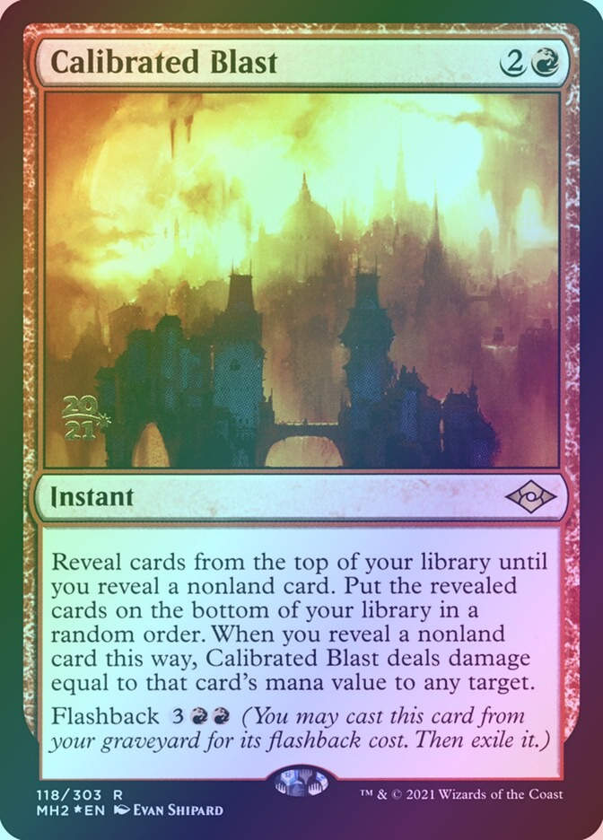 Calibrated Blast (PMH2) (118s) / Foil