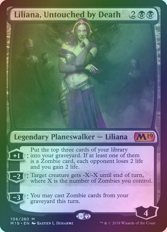Liliana, Untouched by Death (M19) (106) / Foil