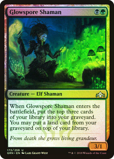 Glowspore Shaman (GRN) (173) / Foil
