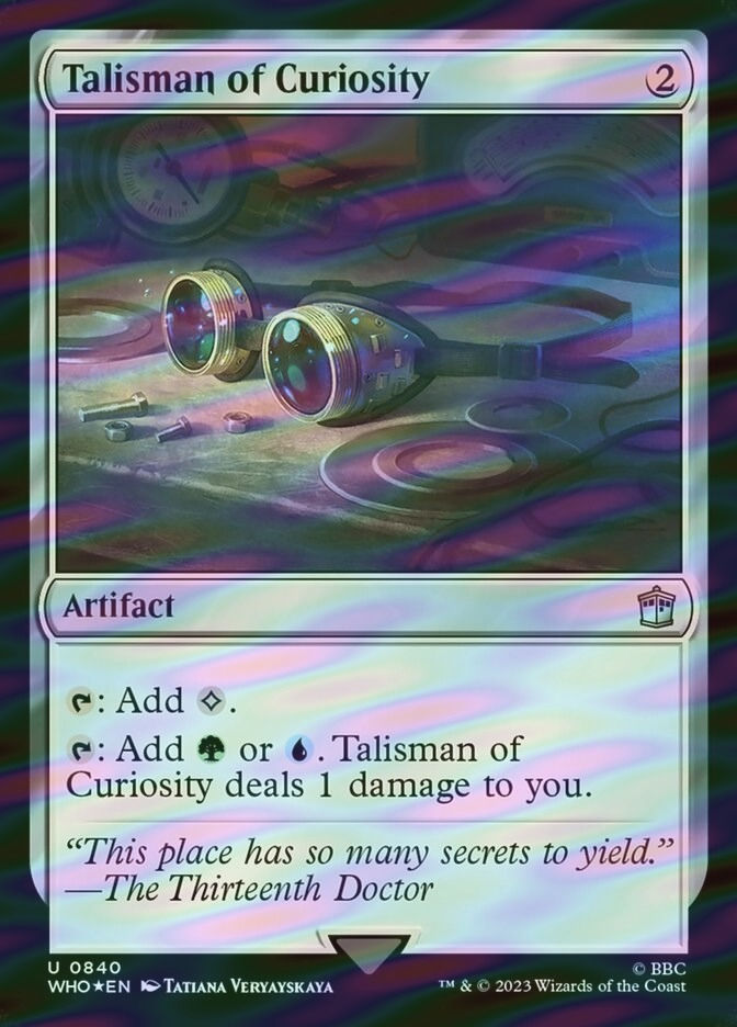 Talisman of Curiosity (WHO) (840) / Surge Foil