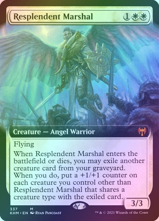 Resplendent Marshal (KHM) (337) / Extended Art / Foil