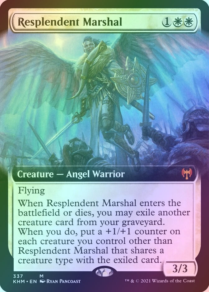 Resplendent Marshal (KHM) (337) / Extended Art / Foil