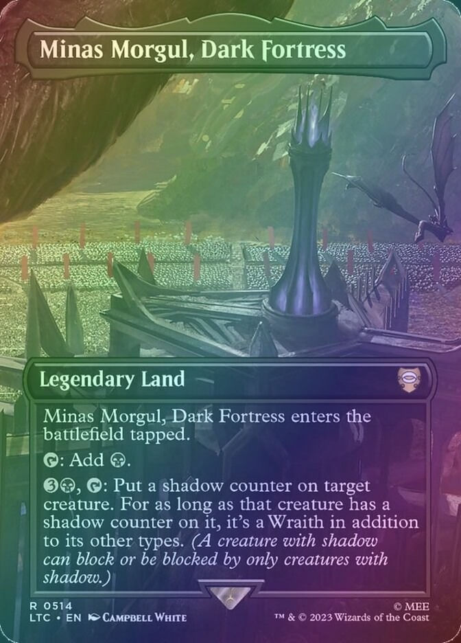 Minas Morgul, Dark Fortress (LTC) (514) / Borderless / Foil