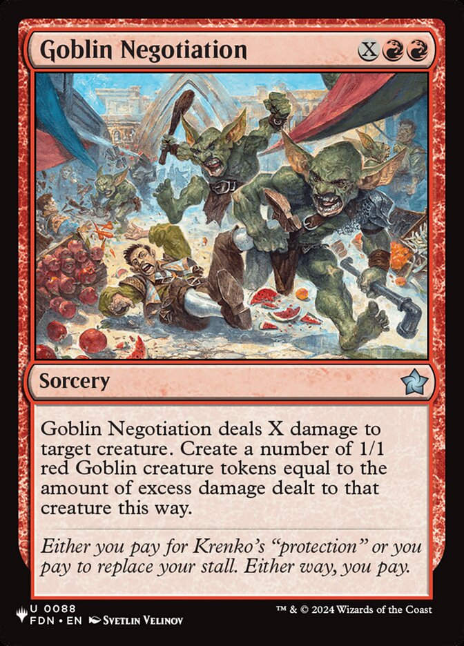 Goblin Negotiation (PLST) (FDN-88)