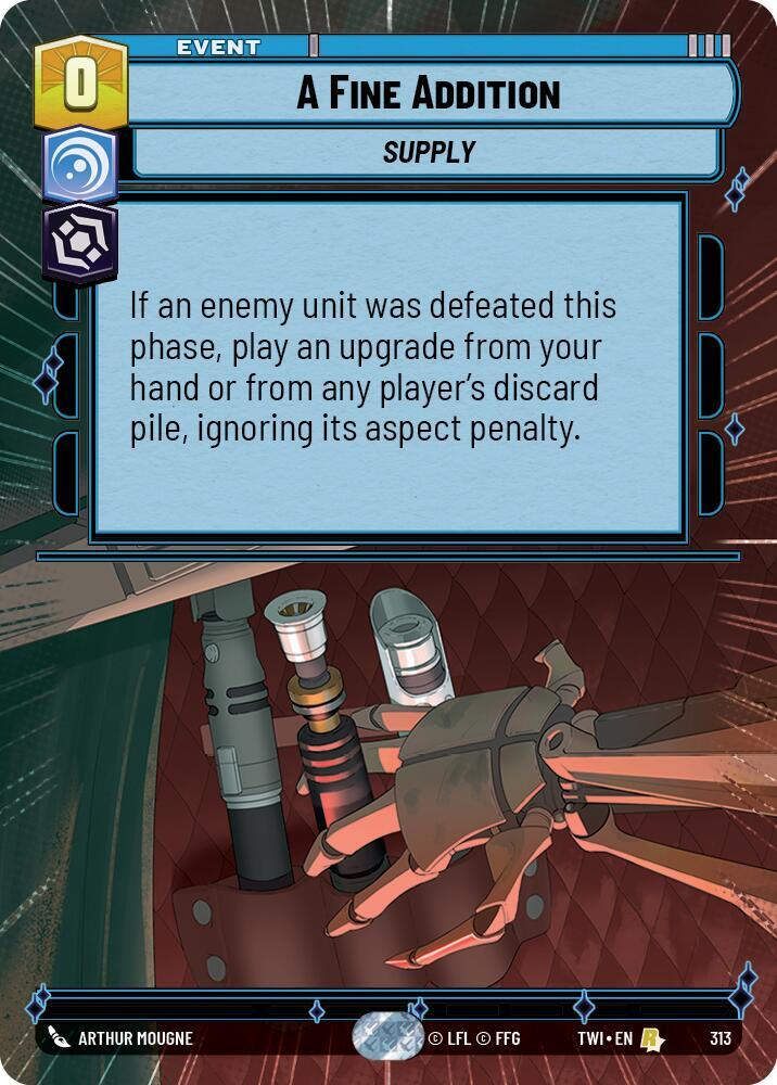 A Fine Addition (Hyperspace) (TWI) (313) / Foil