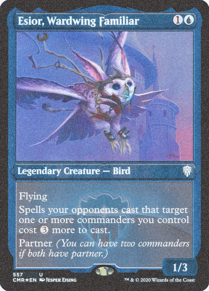 Esior, Wardwing Familiar (CMR) (557) / Foil Etched