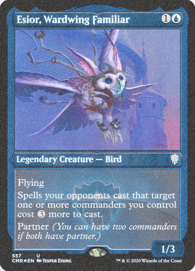 Esior, Wardwing Familiar (CMR) (557) / Foil Etched