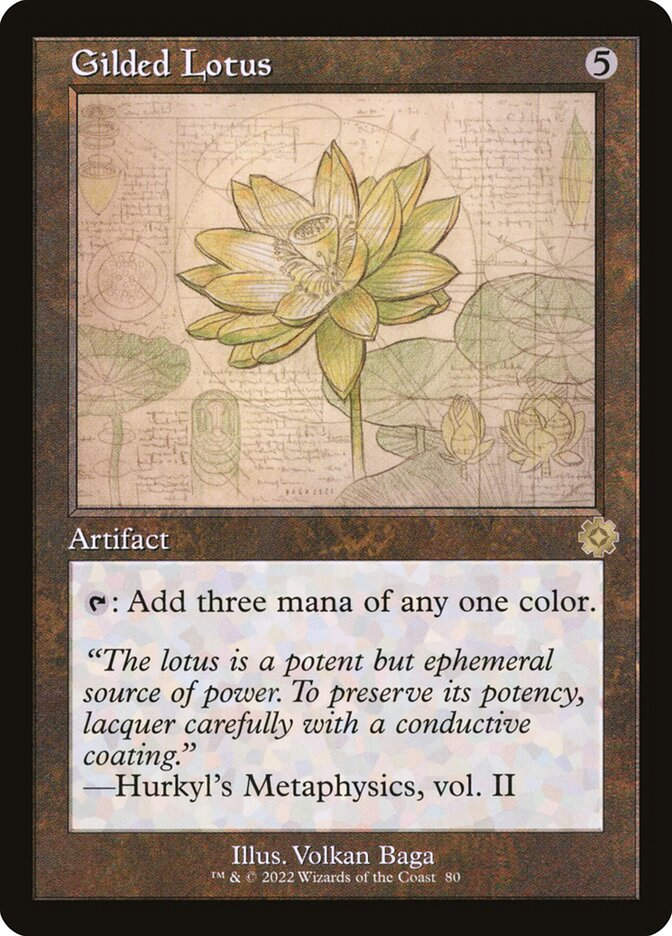 Gilded Lotus (BRR) (80) / Schematic