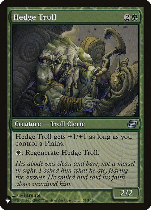 Hedge Troll (PLST) (PLC-151)