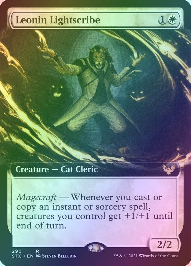 Leonin Lightscribe (STX) (290) / Extended Art / Foil
