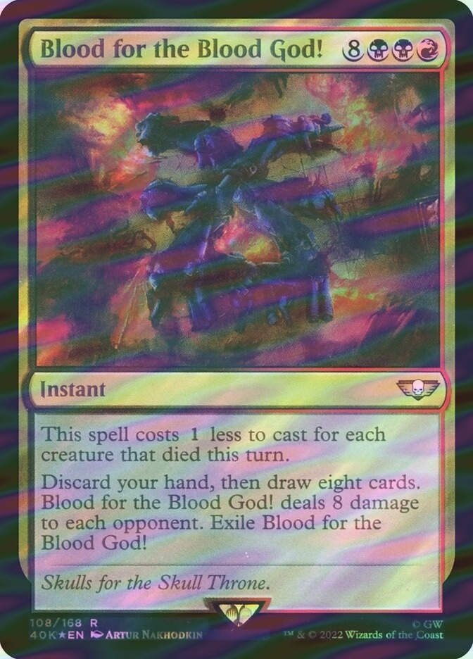 Blood for the Blood God! (40K) (108★) / Surge Foil
