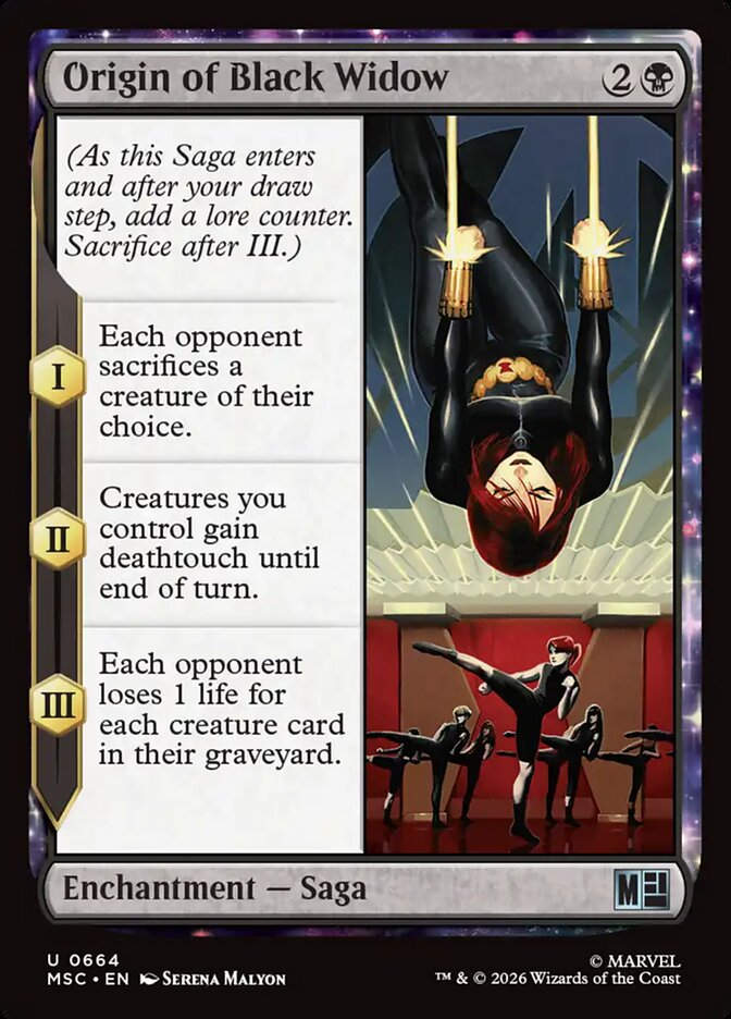 Origin of Black Widow (MSC) (664)