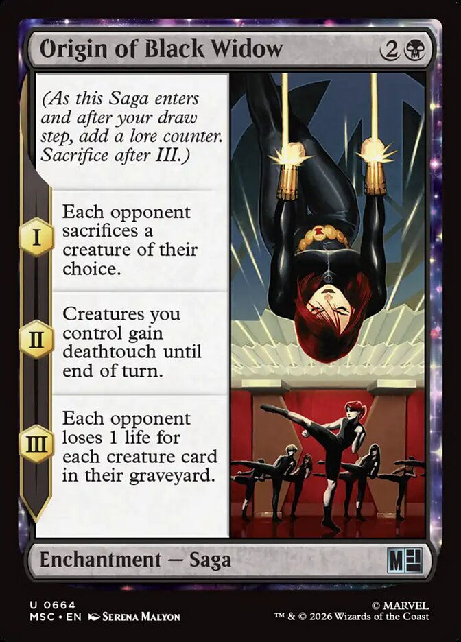 Origin of Black Widow (MSC) (664)