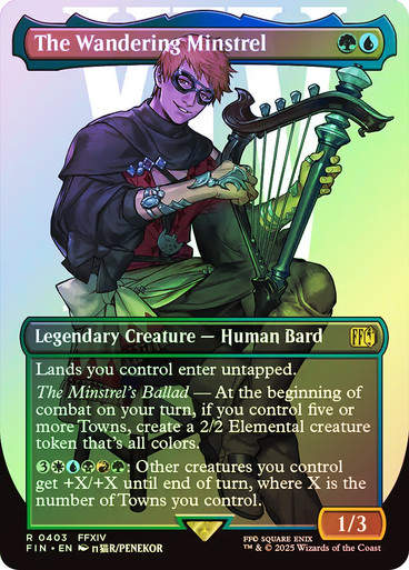 The Wandering Minstrel (FIN) (403) / Borderless / Foil