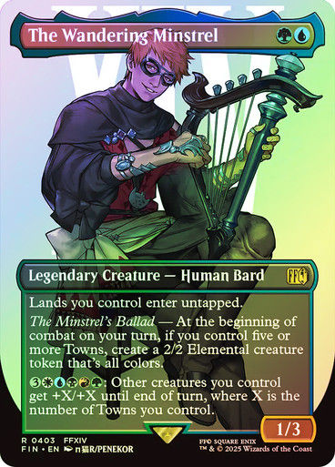 The Wandering Minstrel (FIN) (403) / Borderless / Foil