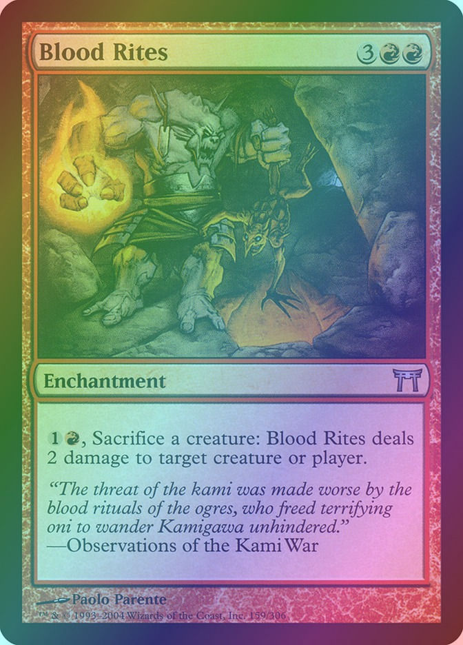 Blood Rites (CHK) (159) / Foil