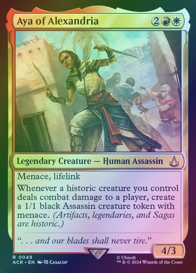 Aya of Alexandria (ACR) (48) / Foil