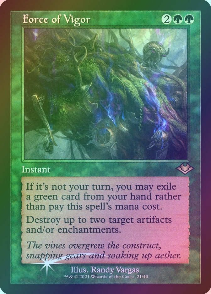 Force of Vigor (H1R) (21) / Foil